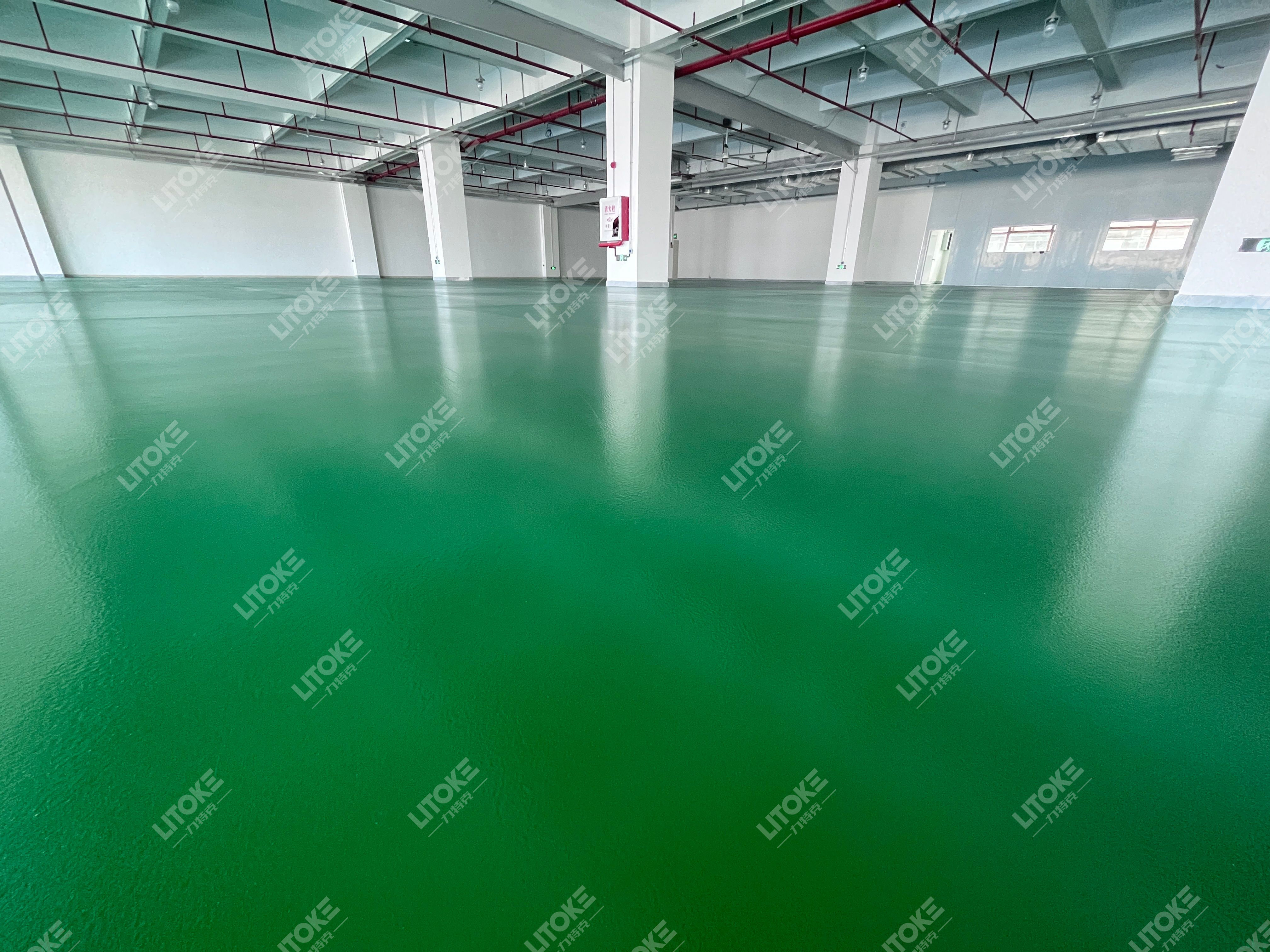 廠房水泥地面破損聚氨酯超耐磨地坪改造方案